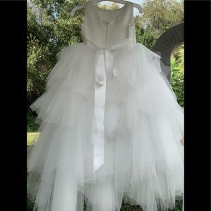 Flower girl dress. Wedding. Quinceanera. Pageant Dress. NWT. High- Low length.